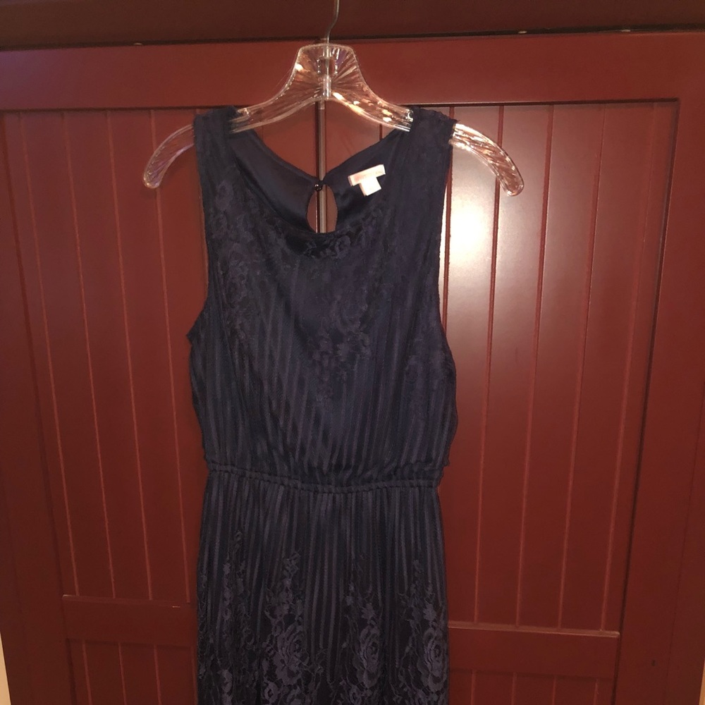 Lace fringed dress